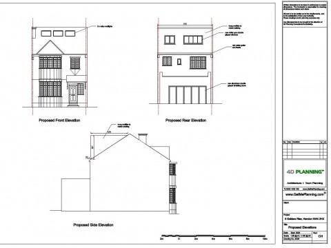 Roof extension with rear dormer and window Barnet Planning